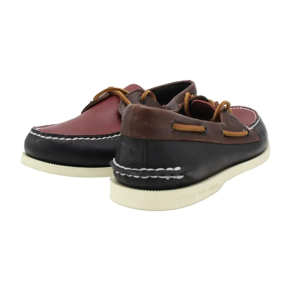 Sperry Mens Leather Upper Comfort Boat Shoes, NWT